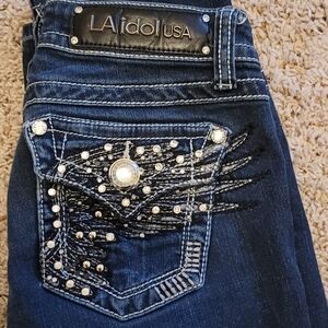 L.A. IDOL capri size 1 or w27 L18 excellent preworn condition